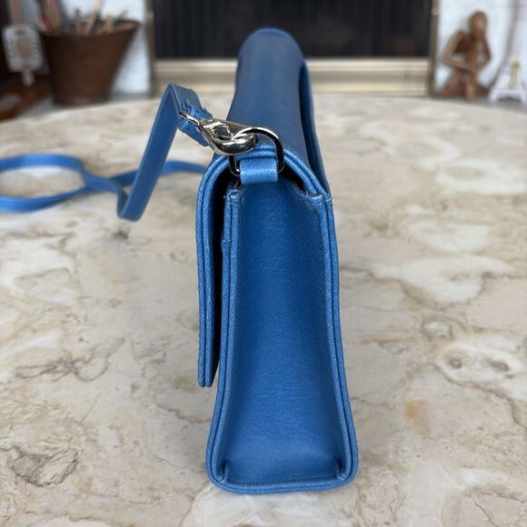 NWOT Matt & Nat DREWLG Large Vegan Crossbody Bag- Vintage Blue - Picture 6 of 16